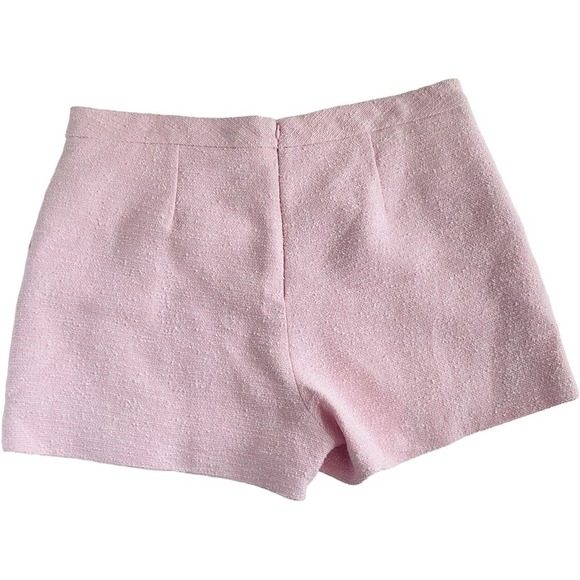 L’Agence Ashton Pink Tweed Shorts - Picture 3 of 11